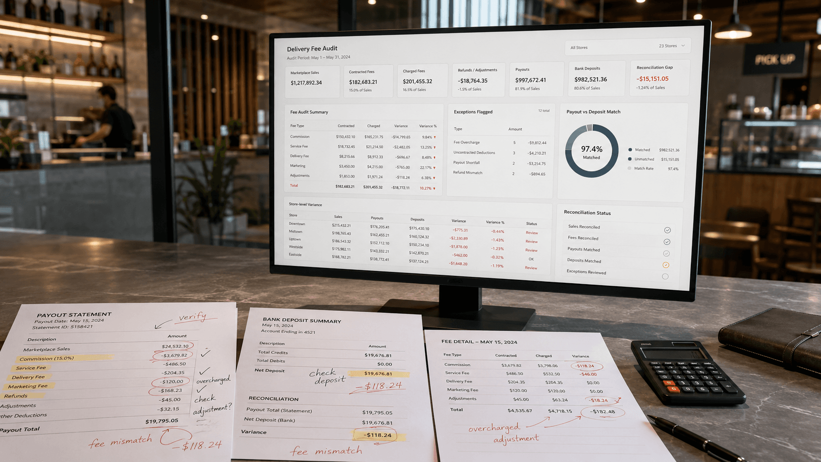 Third-Party Delivery Fee Audit