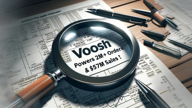 Voosh.ai powered 2 million+ orders, hitting $57M in sales! 🚀